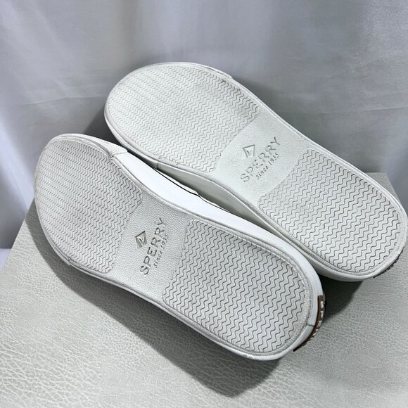 Sperry Sea Cycled Striper II CVO Mens Sneakers White Size US 9 Textured Lace-Up - Picture 7 of 7